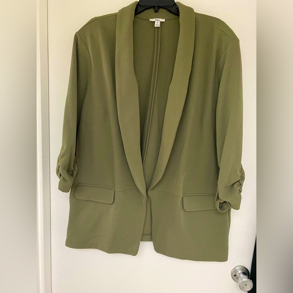 NWOT Bar III Jacket Olive 3X